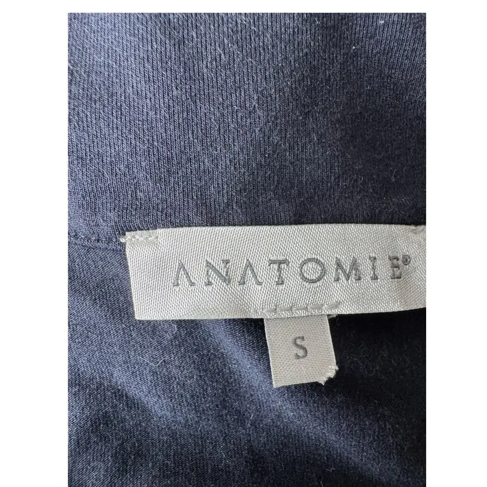 Anatomie Women's Navy Dress with Orange Zipper